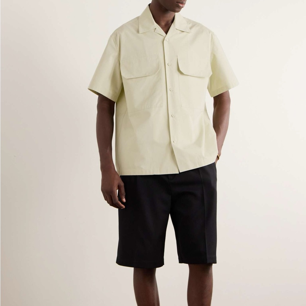 JIL SANDER
Camp-Collar Cotton-Poplin Shirt